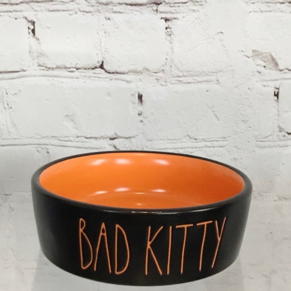 🚨FLASH SALE 🚨Rae Dunn “BAD KITTY” small cat dish bowl